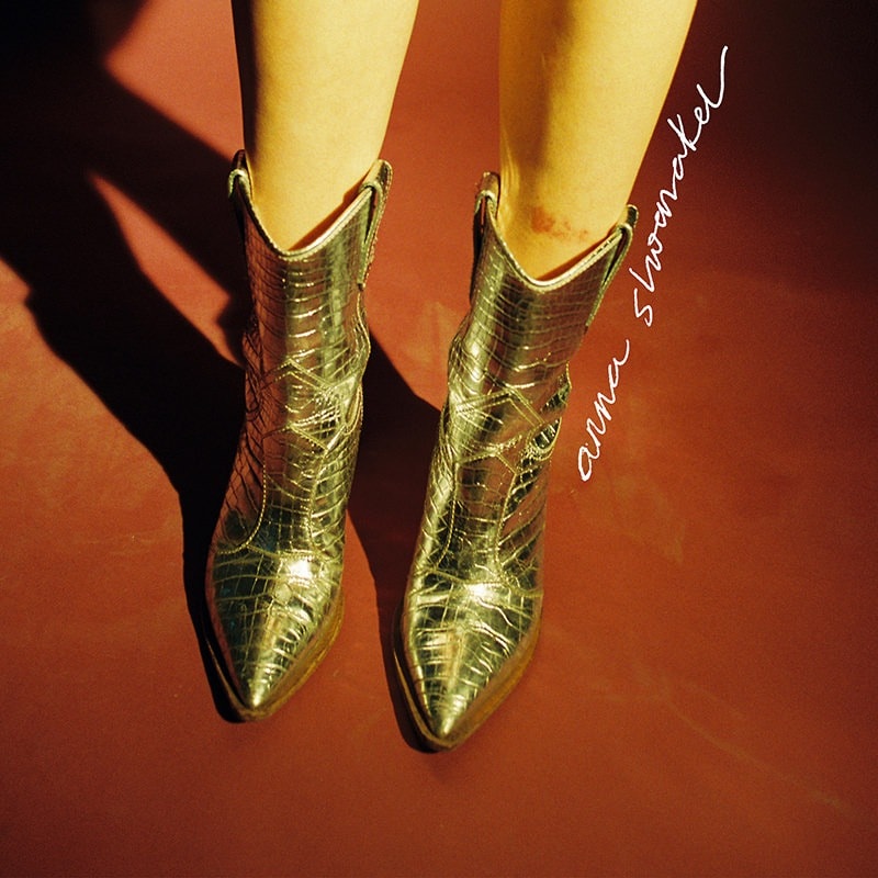 Anna Shoemaker Silver Cowboy Boots