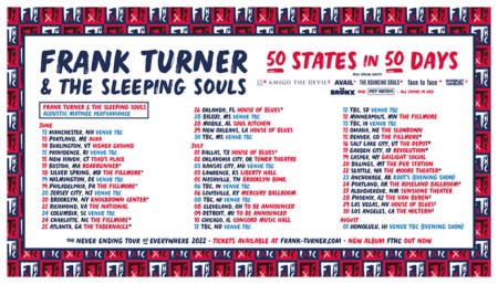 Frank Turner 50 States in 50 Days