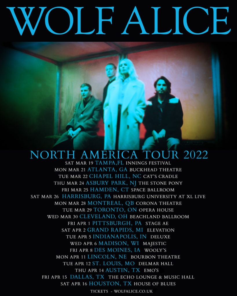Wolf Alice 2022 North American Tour