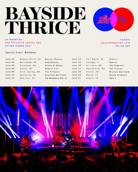Thrice Bayside Tour Dates