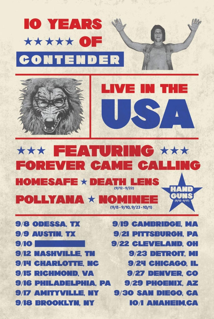 Forever Came Calling Contender Tour