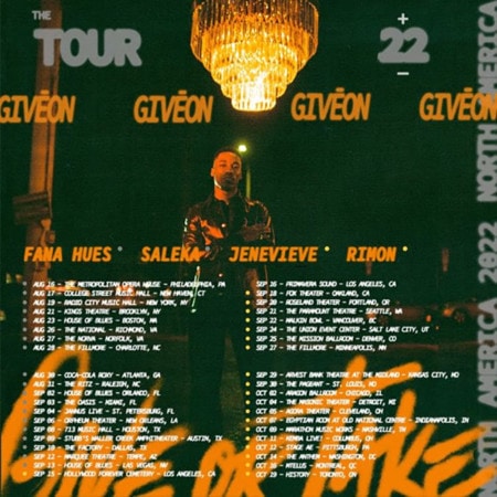 GIVEON North American Tour