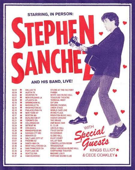 Stephen Sanchez Tour Dates
