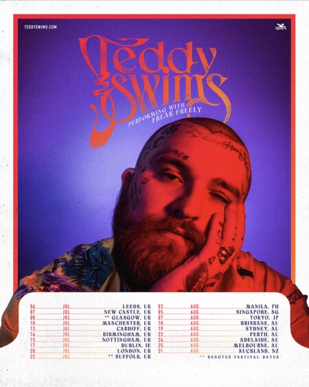 Teddy Swims International Tour Dates