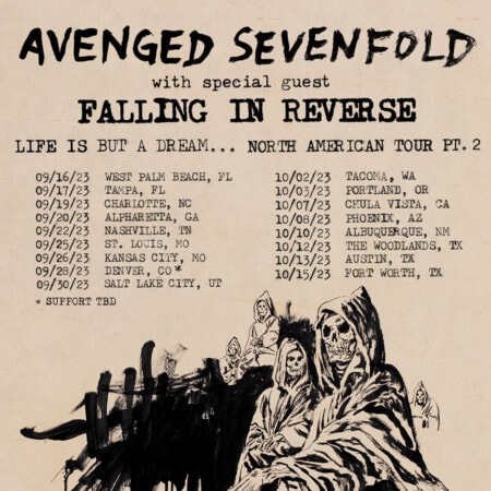 Avenged Sevenfold Tour Dates