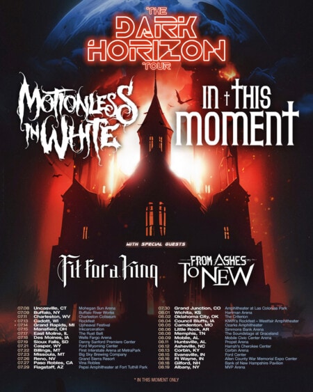 Motionless In White In This Moment Tour