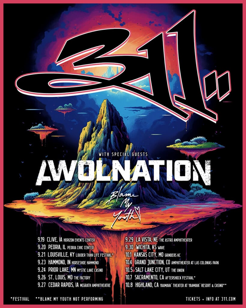 311 AWOLNATION Tour