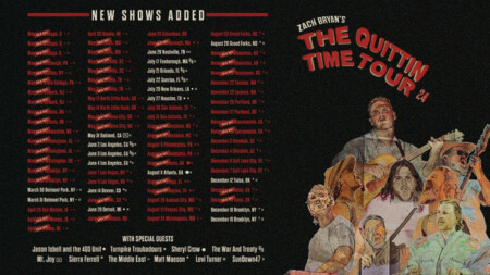 Zach Bryan Quittin Time Tour