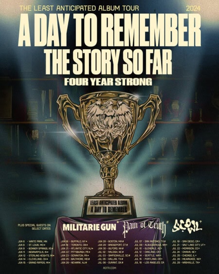 A Day To Remember Tour Dates