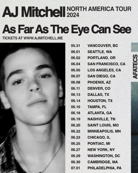 AJ Mitchell Tour Dates