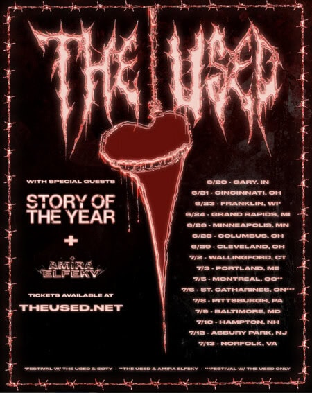 The Used Tour Dates