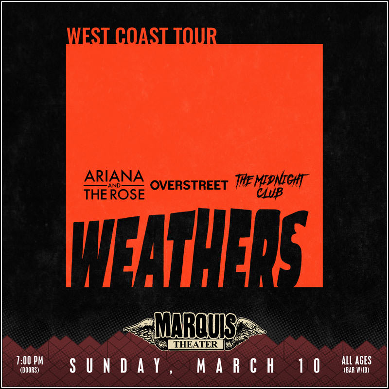 Weathers Ticket Giveaway Marquis