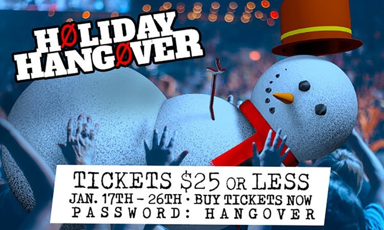 Holiday Hangover Summit Marquis 25 Tickets